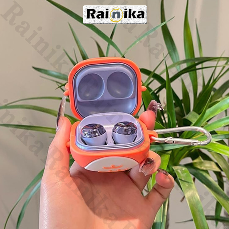 کاور رینیکا مدل Buds Cute Crab مناسب برای کیس هدفون بی سیم سامسونگ Galaxy Buds Live  Buds Pro  buds 2  buds 2 pro  Fe