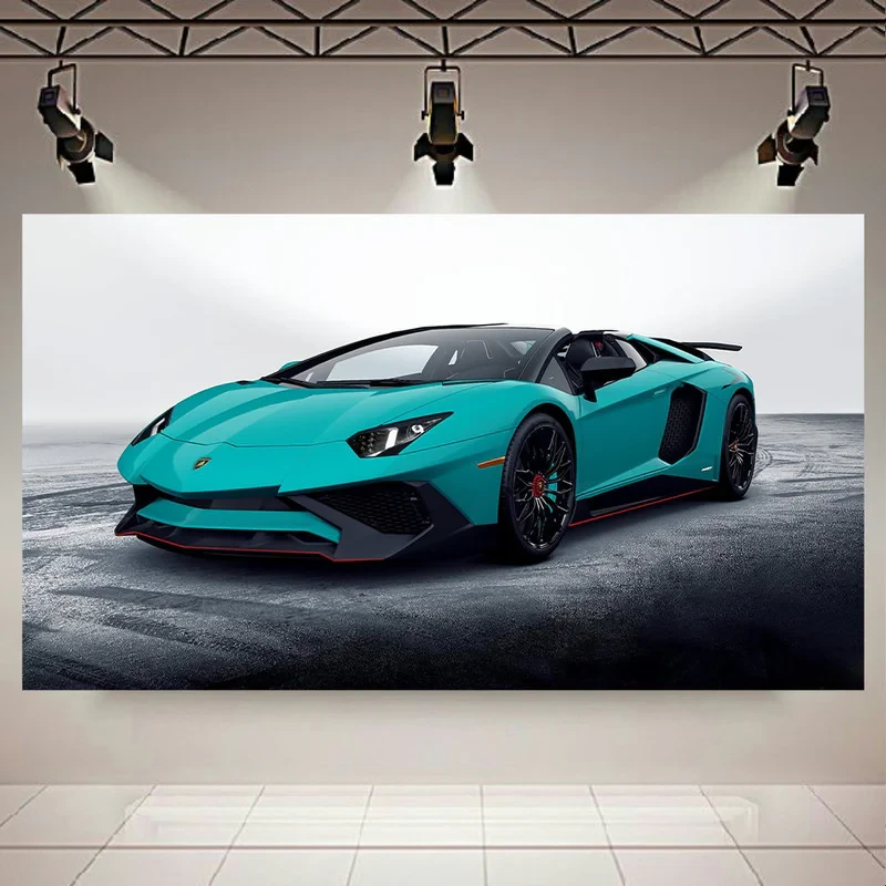 پوستر طرح ماشین مدل لامبورگینی Aventador کد AR13070