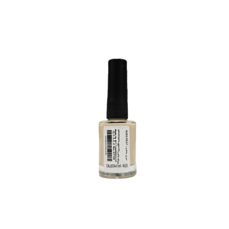 لاک براق ناخن کالیستا مدل Color UP شماره 125 رنگ کرمی