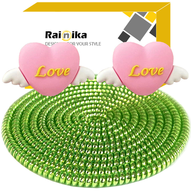 محافظ کابل شارژ و هندزفری رینیکا مدل Love KK 03 مجموعه 3 عددی