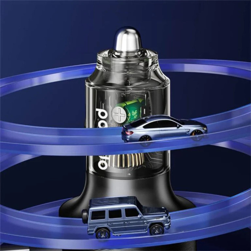شارژر فندکی 60 وات 2 پورت پرودو مدل PD-60CXC