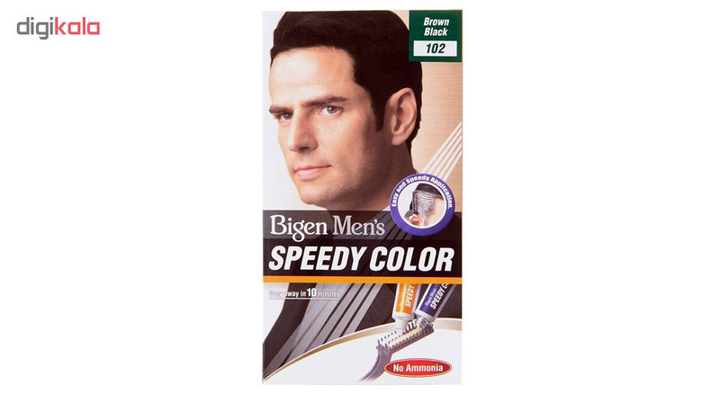 کیت رنگ مو بیگن سری speedy colour مدل brown black شماره 102