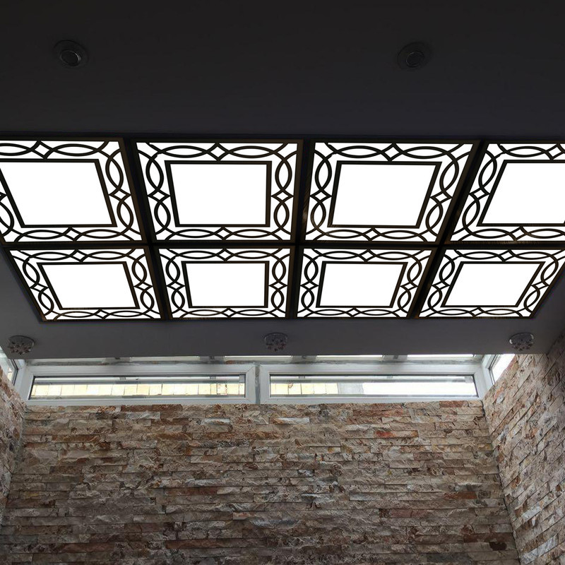 تایل سقفی آسمان مجازی بنی دکو مدل MC41 اندازه 60x60 سانتی متر مجموعه 4 عددی