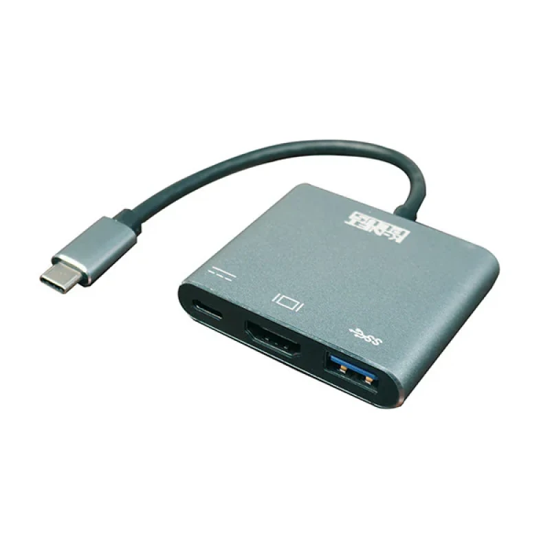 تبدیل USB-C به HDMIUSB3.0PD کی نت پلاس مدل KP-MFCMS103