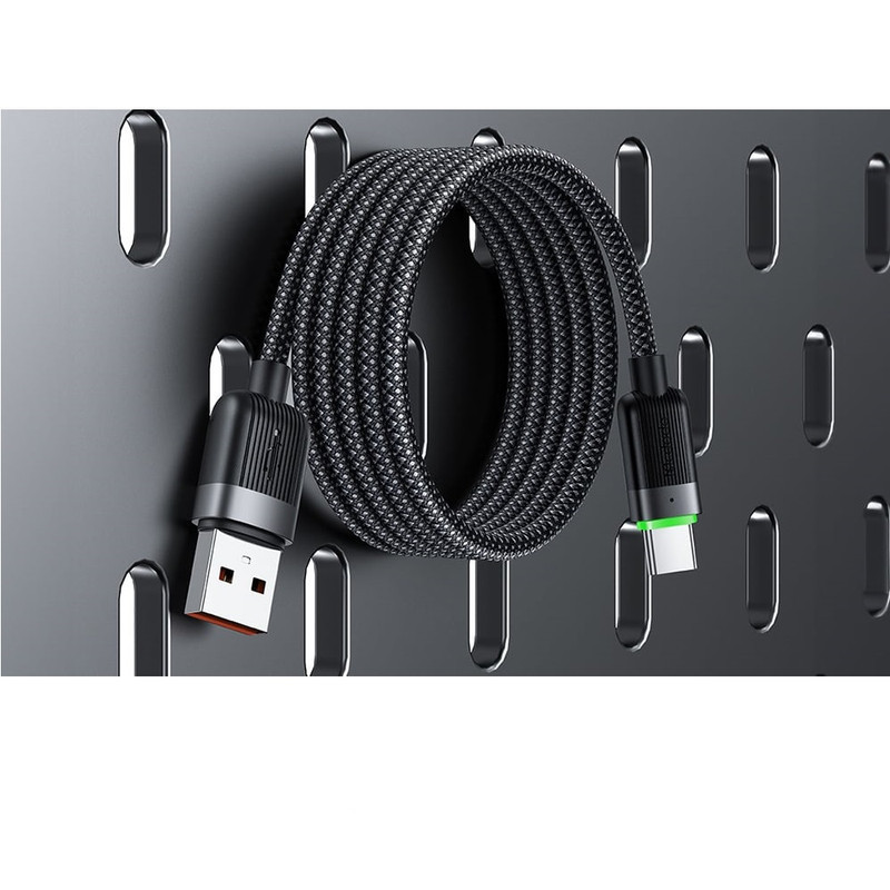 کابل تبدیل USB به USB-C مک دودو مدل CA-565 Magnetic Self-Winding طول 1.2 متر