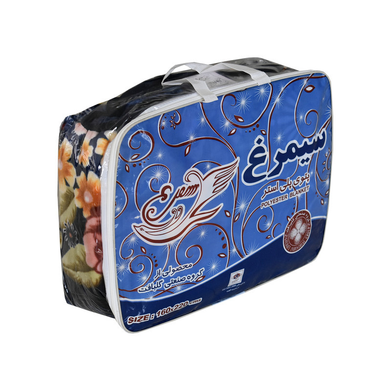 پتو گلبافت مدل سیمرغ کد 12912سایز 160x220 سانتی متر