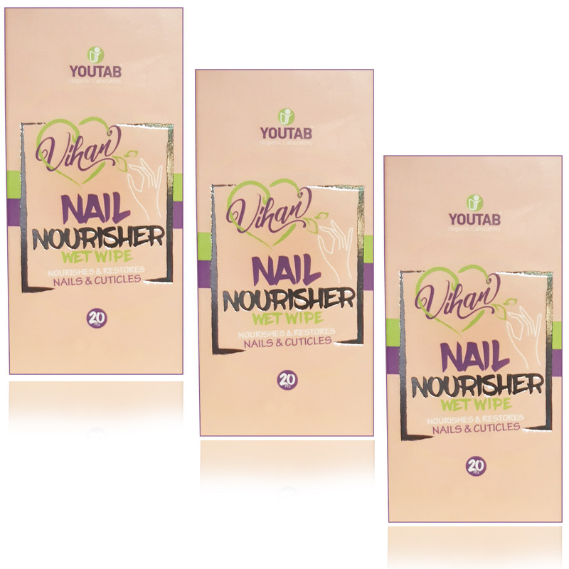 پد تقویت کننده ناخن ویهان مدل Nourisher مجموعه 3 عددی