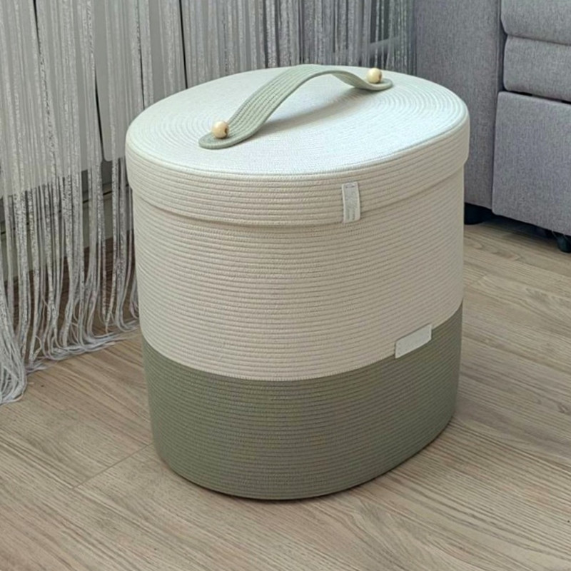 سبد رخت چرک مدل بیضی