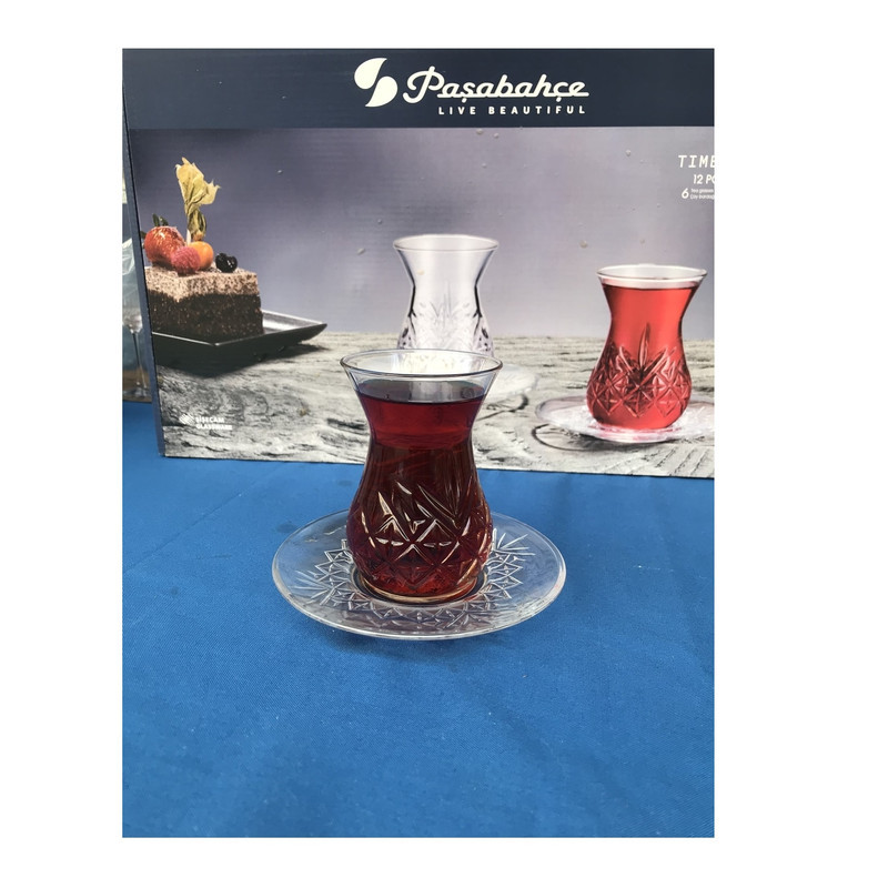 سرویس چای خوری 12 پارچه پاشاباغچه مدل تایملس کد 96992