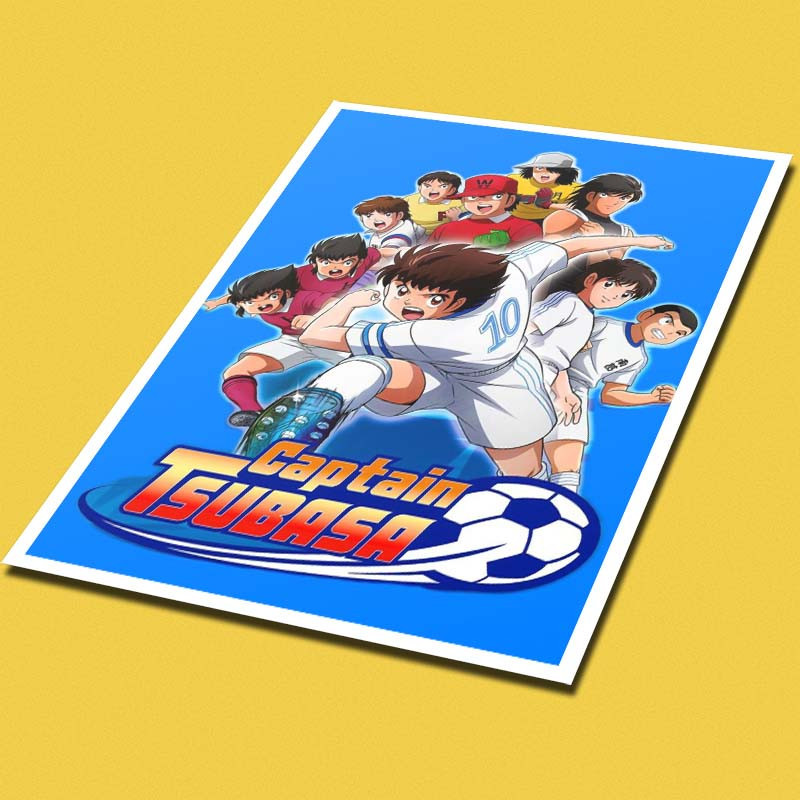 پوستر کارنيکا طرح کاپیتان سوباسا Captain Tsubasa کد 40648 مجموعه 8 عددی