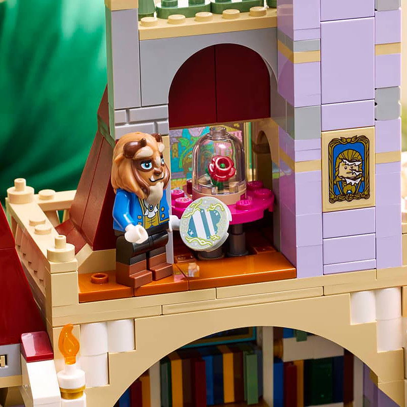 لگو 2916 تکه سری Disney مدل Beauty and the Beast Castle کد 43263