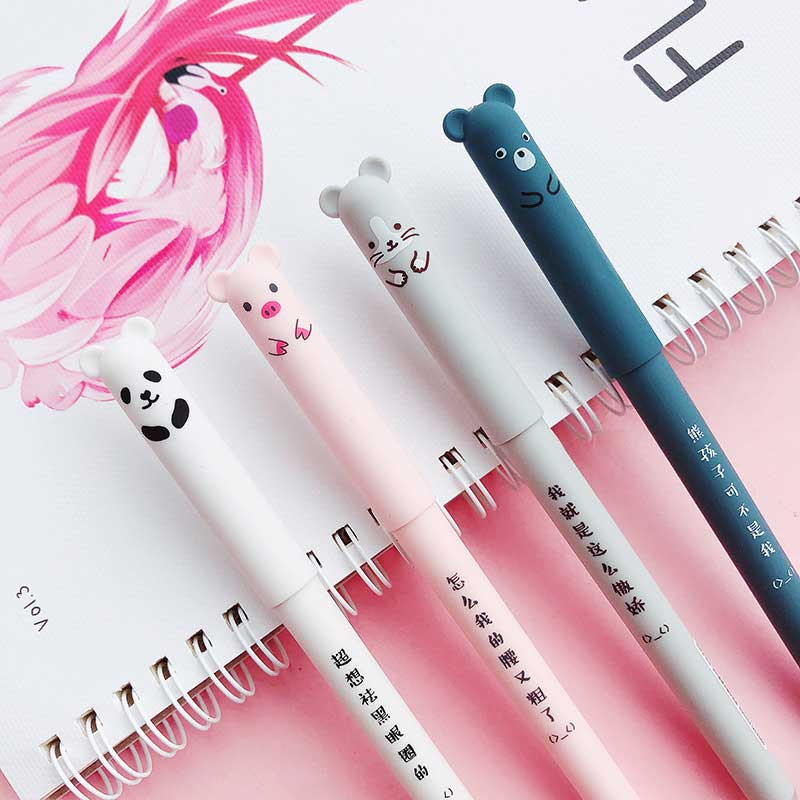 روان نویس مدل حیوانات Erasable کد M1203-00 مجموعه  4 عددی