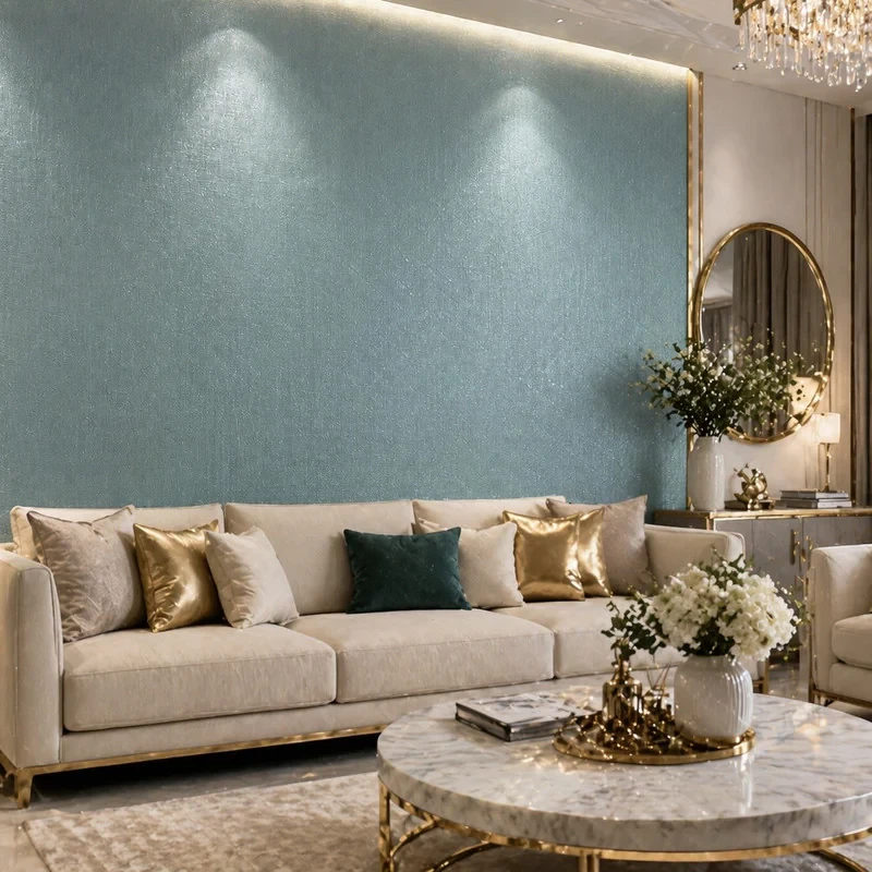 کاغذ دیواری سوپر فرسکو ایزی مدل ساده 1032