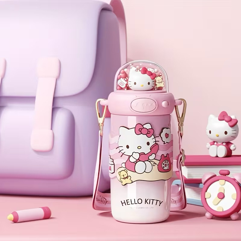 قمقمه کودک مدل HELLO KITTY گنجایش 0.58 لیتر