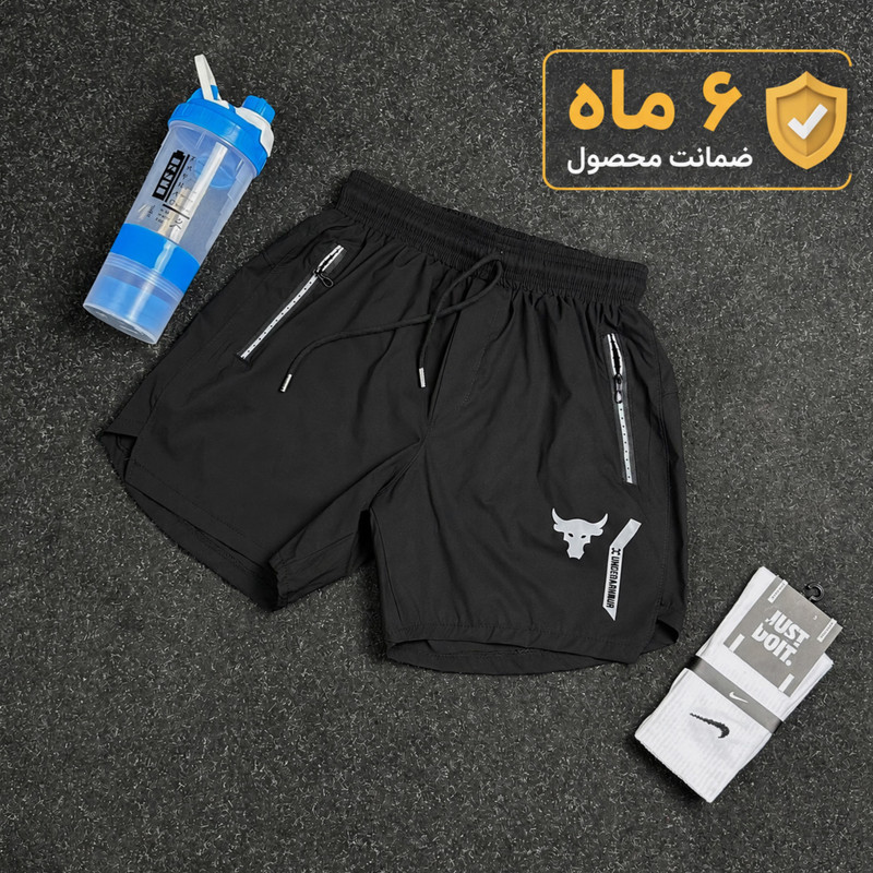 شلوارک ورزشی مردانه مدل 1821