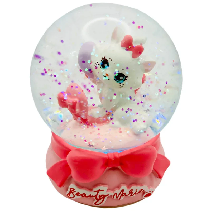گوی چراغ‌دار مدل BEAUTY MARIE طرح گربه اشرافی کد E7134