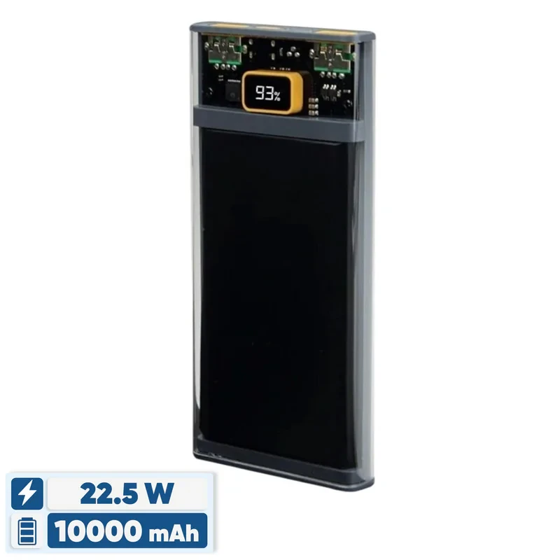 پاوربانک مدل 10000mah ظرفیت 10000 میلی آمپر ساعت