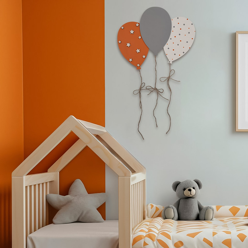 دیوار کوب اتاق کودک طرح بادکنک ها مدل MKids31-B
