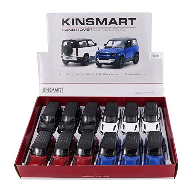 ماشین بازی کینزمارت مدل لندرور دیفندر Land Rover Defender 90 کد KT5428