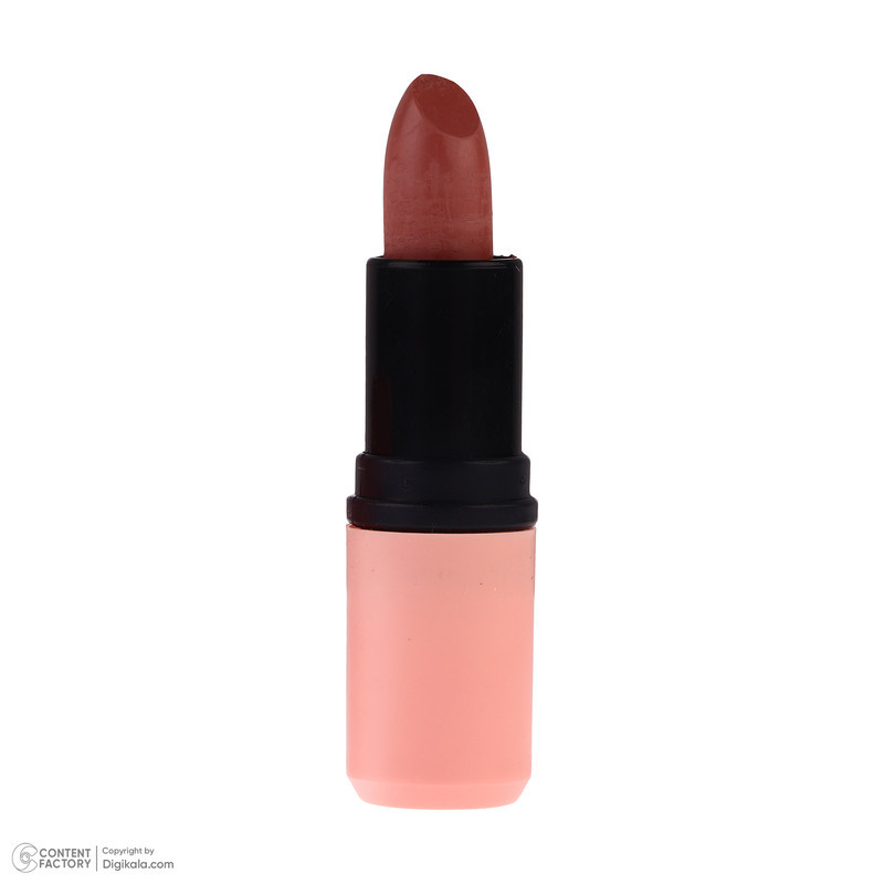 رژ لب جامد مات برانوس مدل Long Lasting رنگ قهوه‌ای شماره 607