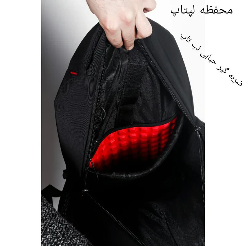 کوله پشتی لپ تاپ مدل Koo-ANTmstf مناسب برای لپ تاپ 15 تا 17 اینچی