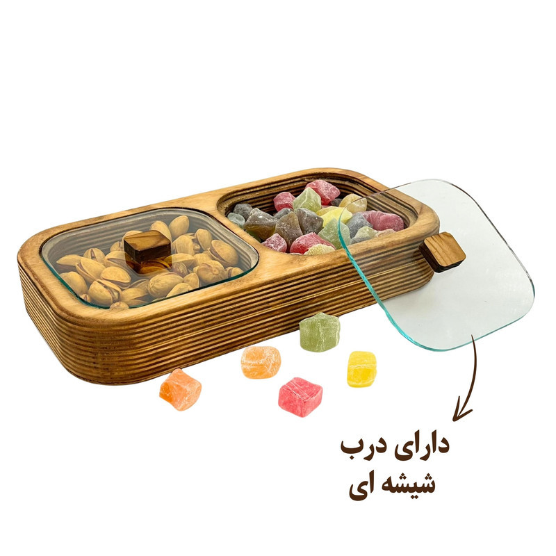 اردو خوری مدل چوبی درب‌ دار کد OD182