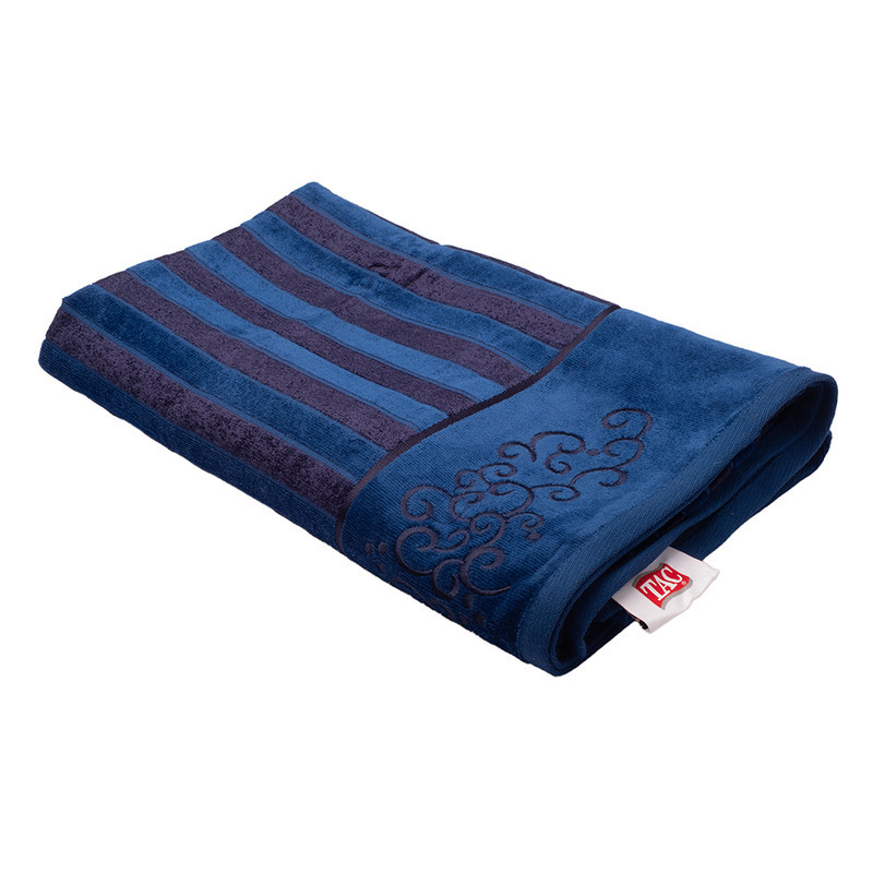 حوله حمام تاچ مدل قلاب دوزی سایز 100x150 سانتی متر