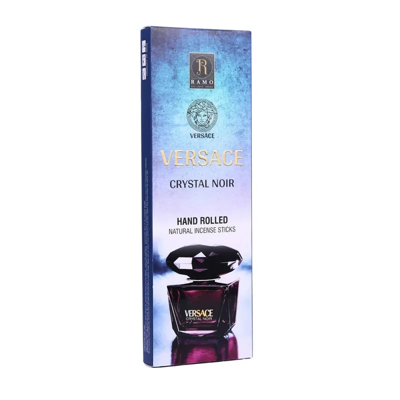 عود دست ساز رامو مدل ۰۵ رایحه Crystal Noir بسته ۲۰ عددی