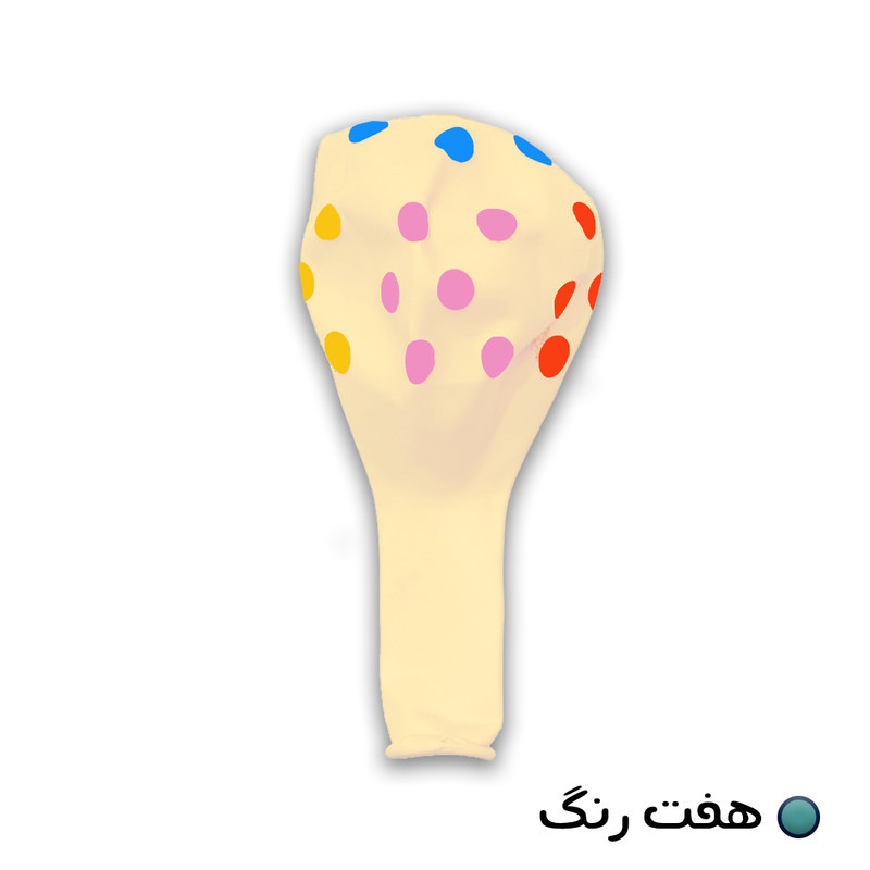 بادکنک مدل خالدار بسته ده عددی