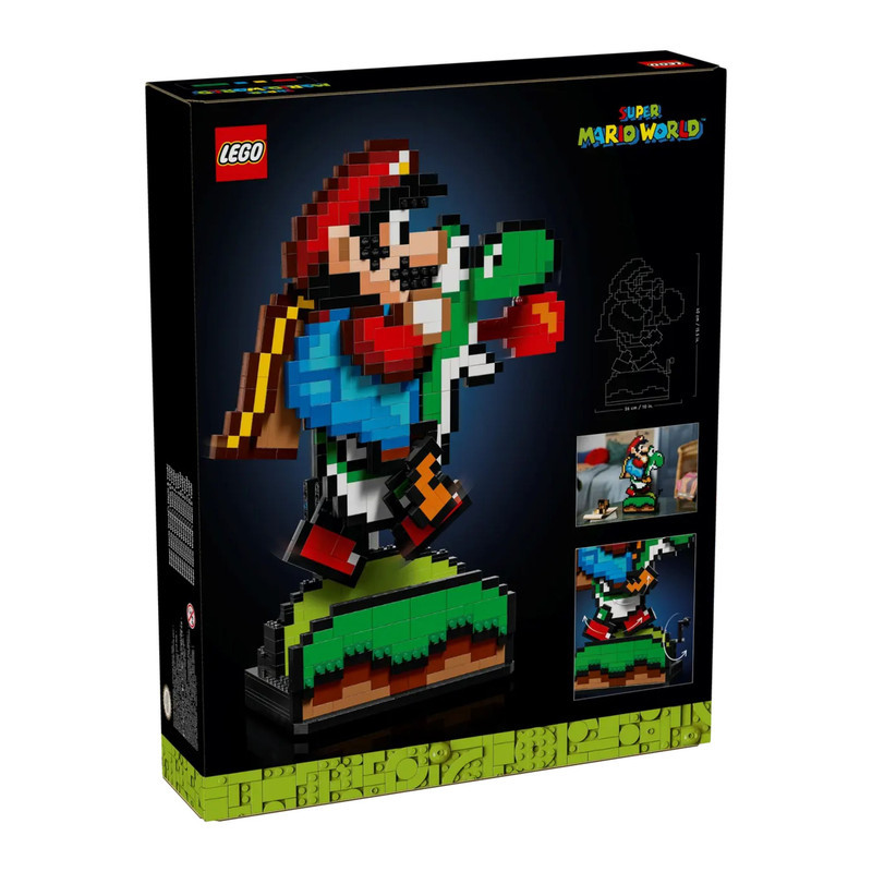 لگو سری Super Mario World مدل Mario & Yoshi کد 71438