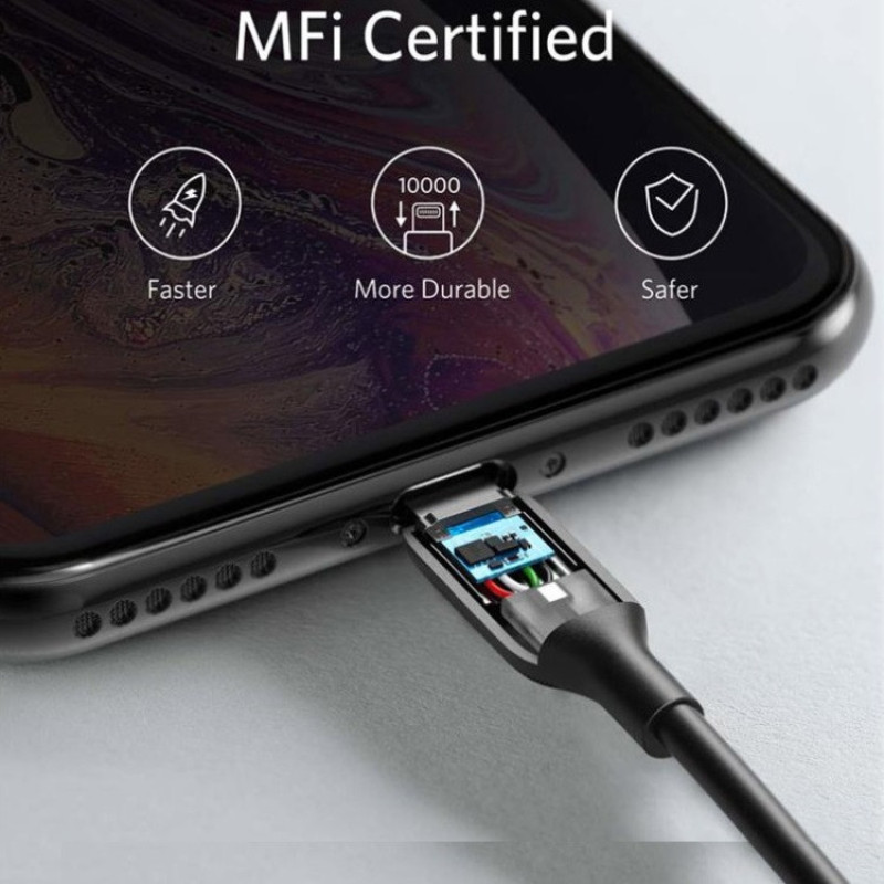 کابل تبدیل USB به لایتنینگ انکر مدل A8813H11 طول 1 متر
