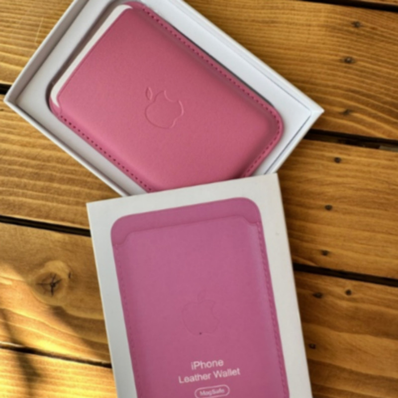 جا کارتی موبایل مدل leather wallet magsafe