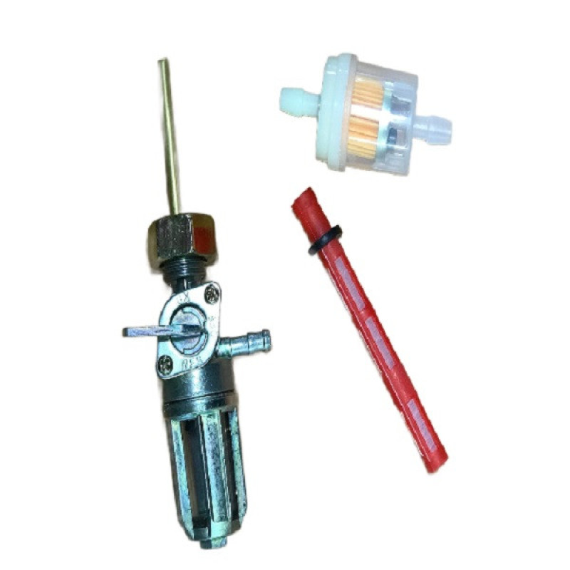 کیت شیر بنزین موتور سیکلت ام دی اچ مدل CDI - 125_ FUEL COCK  مجموعه 4 عددی