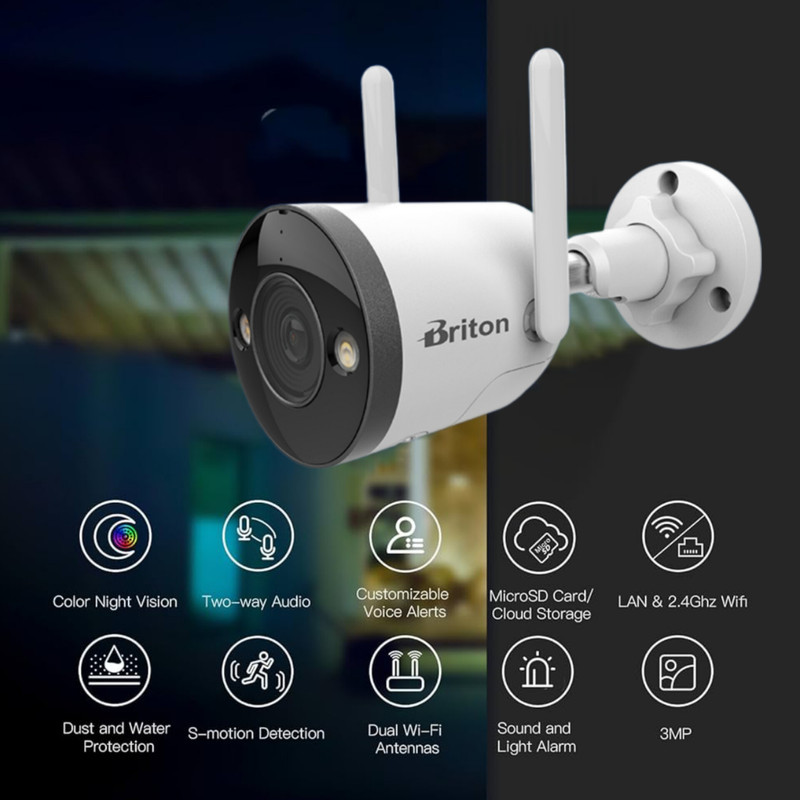 دوربین مداربسته تحت شبکه برایتون مدل  4G-iot-72b72-tmsc