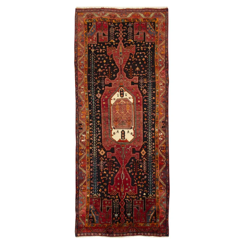 فرش دستبافت چهار و نیم متری طرح کردی کد 11.48.2999