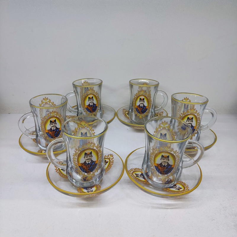 سرویس چای خوری 12 پارچه مدل شاه عباسی  کد 12