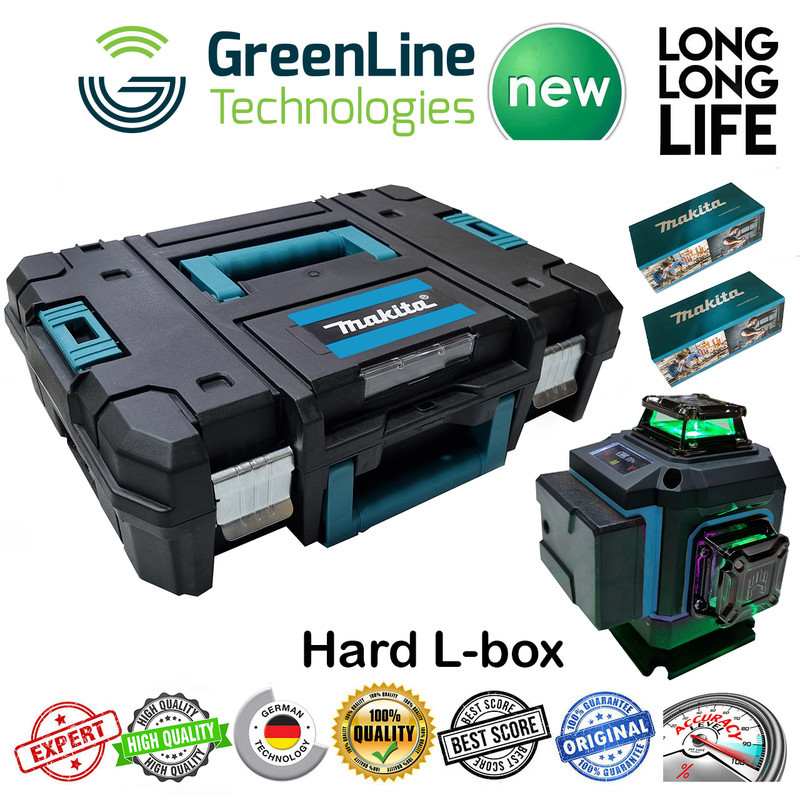 تراز لیزری ماکیتا مدل فوق هوشمند 4 بعدی کد Makita 360-4D - Green Line