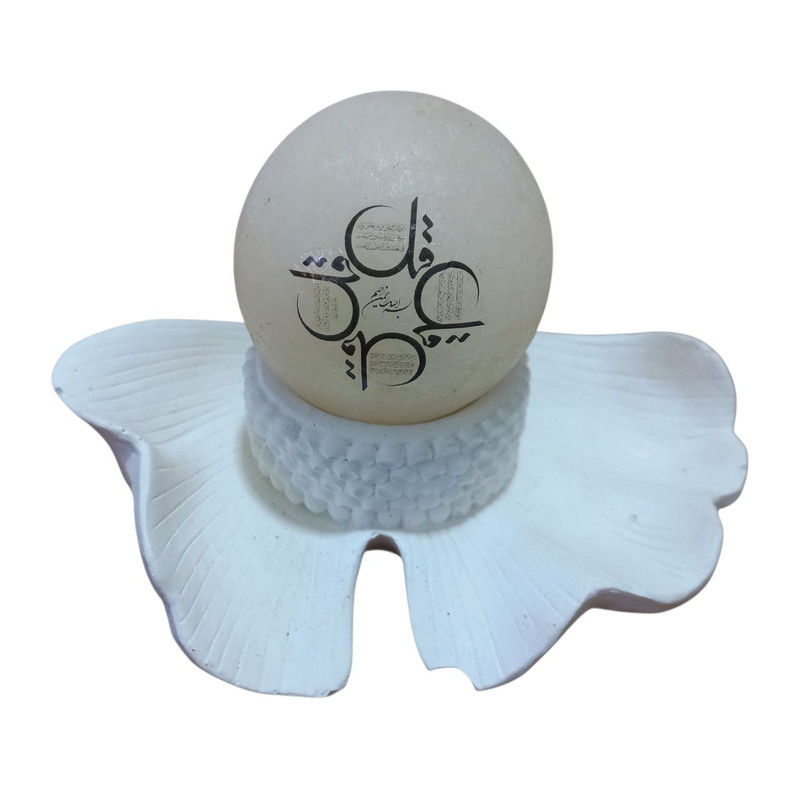 سنگ نمک دکوری مدل گوی و پایه کد B05