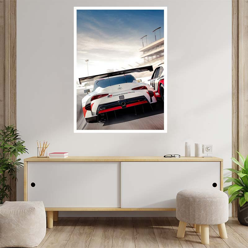 پوستر کارنيکا طرح تویوتا سوپرا Toyota Supra کد 46842 مجموعه 8 عددی