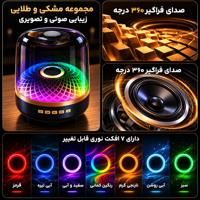 اسپیکر بلـوتوثی قابل حمل لونکـس مدل LX4-00