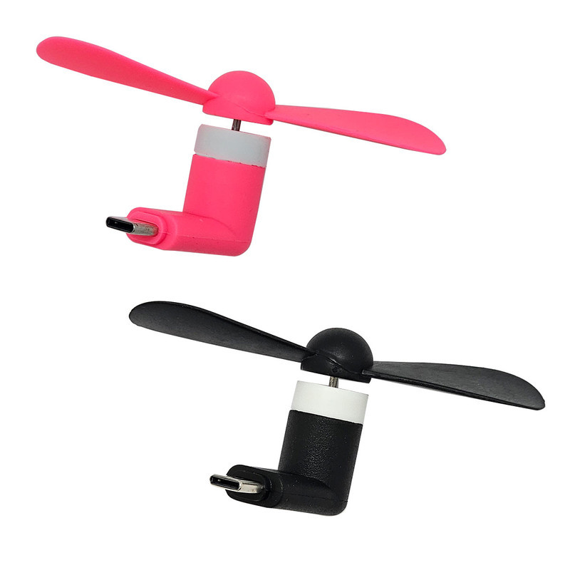 پنکه همراه USB-C مدل C بسته دو عددی