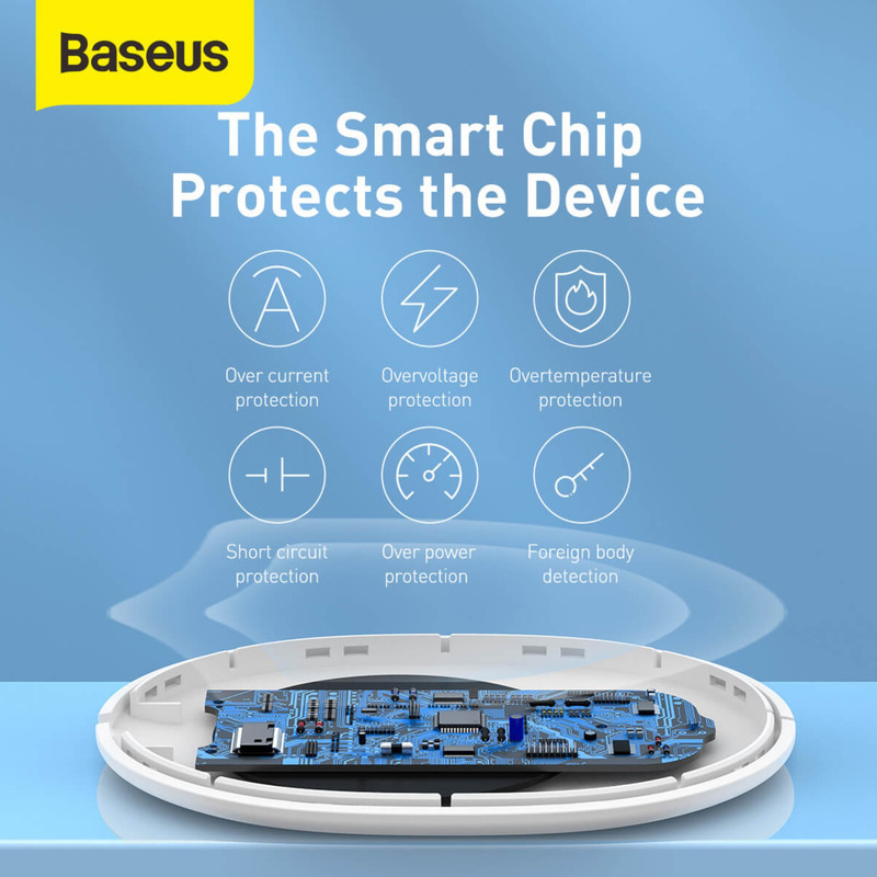 شارژر بی سیم باسئوس مدل Jelly Wireless Charger 15W