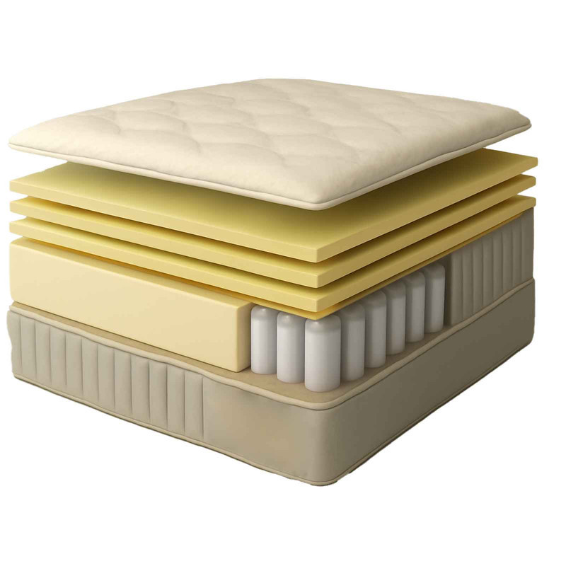 تشک طبی فنری سرموری مدل Elava High End Medical Pad یک نفره سایز 200x140 سانتی متر