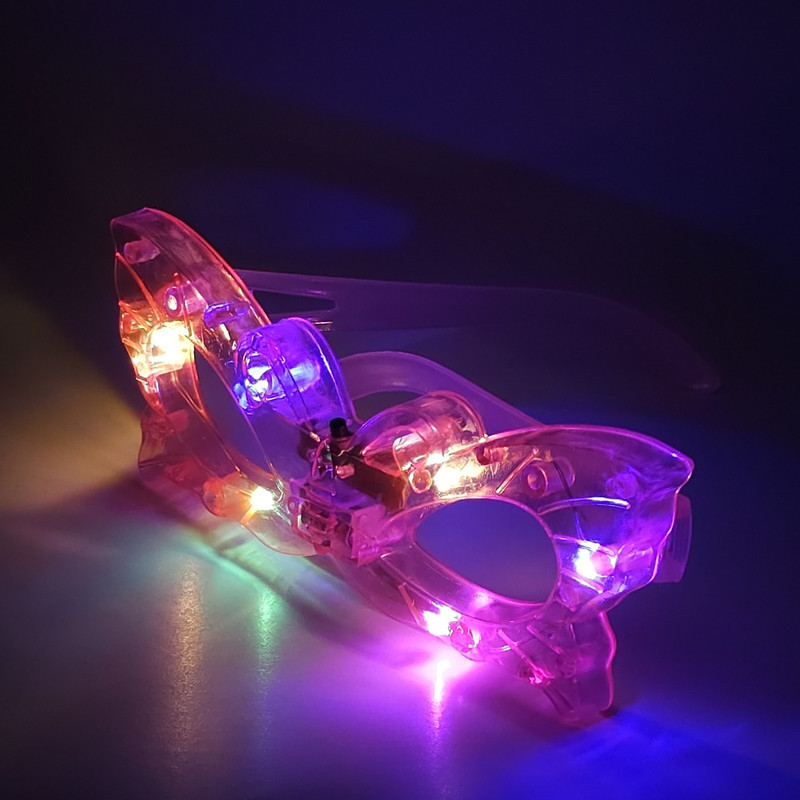عینک تولد مدل LED چراغ دار طرح پروانه ای