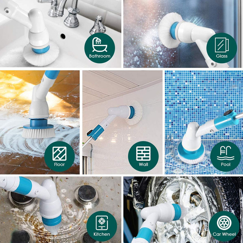 زمین شوی برقی مدل اسپین اسکرابر کد 3in1