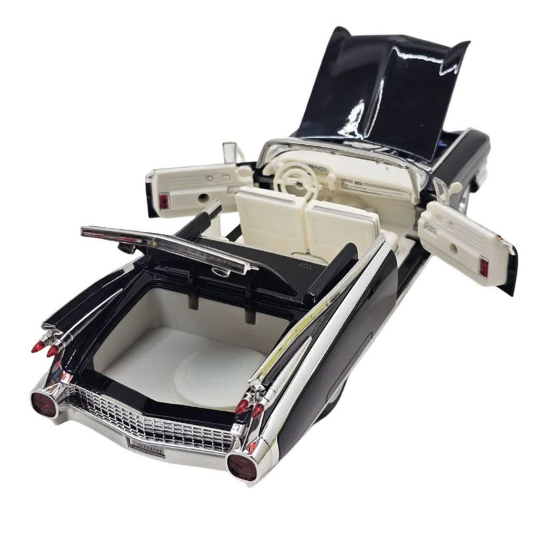 ماکت ماشین ناب سل مدل کادیلاک الدورادو کروک فلزی موزیکال چراغدار عقب کش کد Cadillac Eldorado Metal Musical Lighted Car