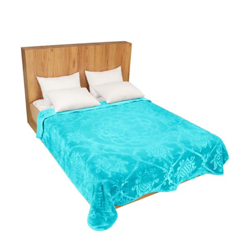 پتو 2 نفر نساجی لاله مهرگان مدل الوان طرح مدرن سایز 230x210x2 سانتی‌متر