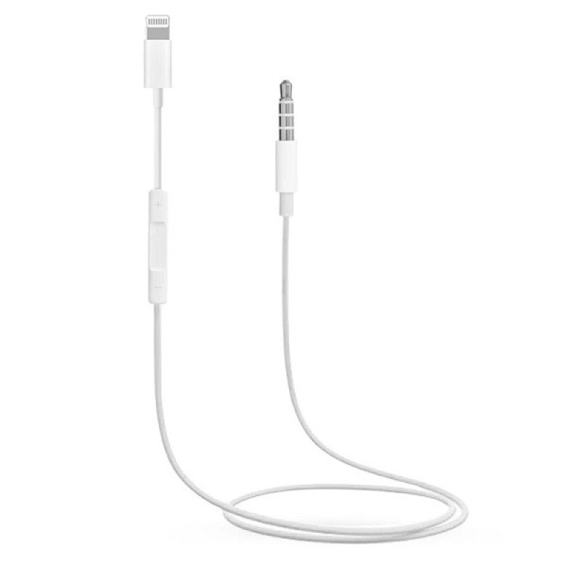 کابل تبدیل لایتنینگ به AUX مدل MH021 طول 1 متر