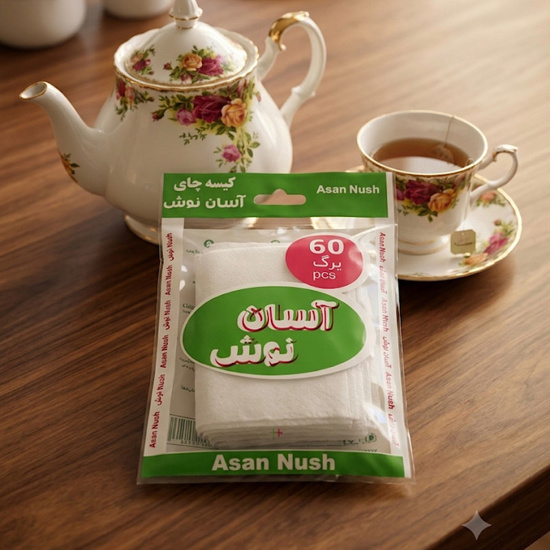 فیلتر چای آسان نوش کد 5 بسته 60 عددی