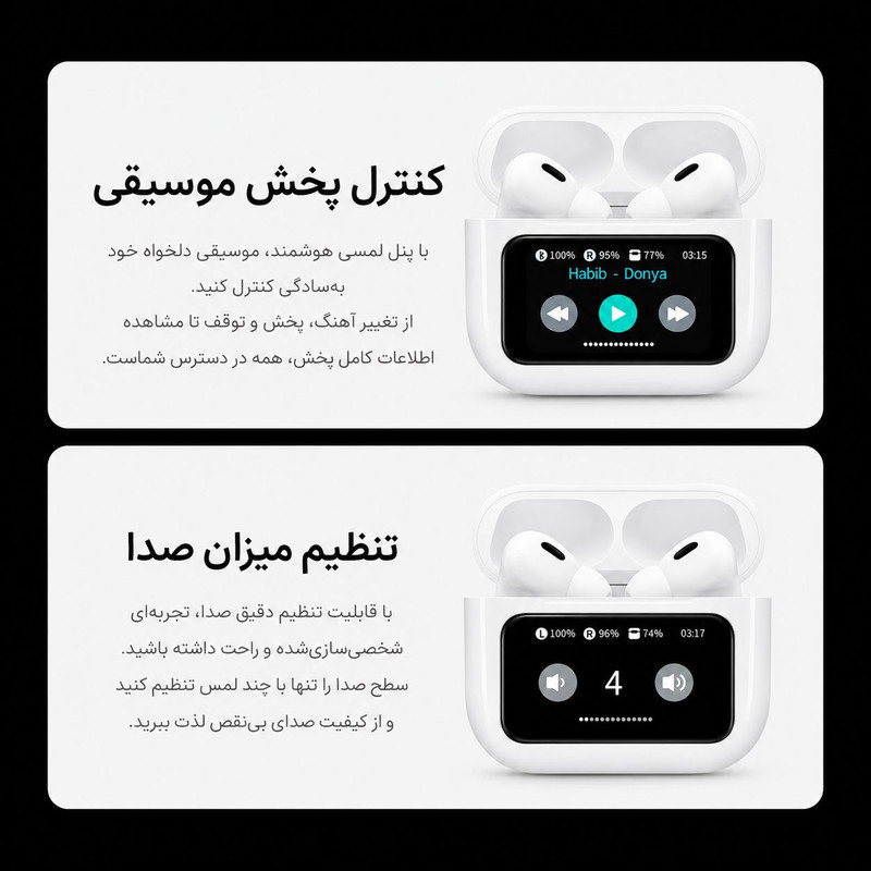ساعت هوشمند 46 میلی متری ام ای 24 مدل 7Straps با بند سیلیکونی به همراه هدفون بلوتوثی